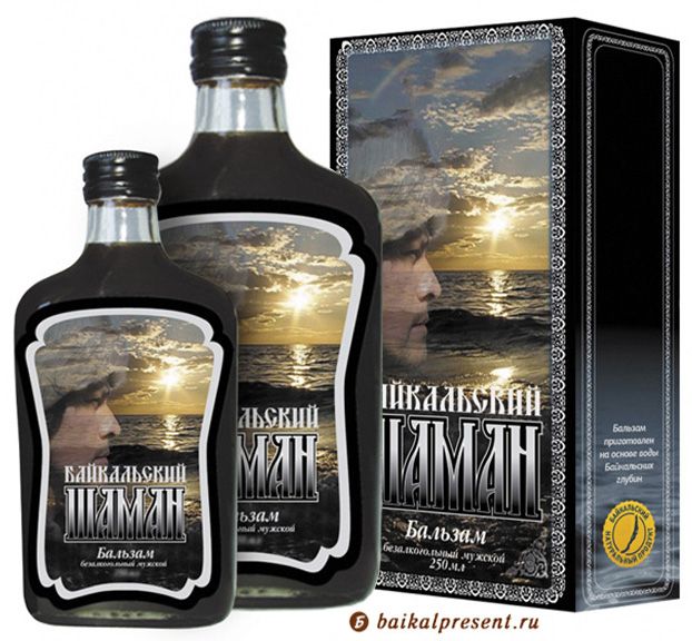 Бальзам безалкогольный "Байкальский шаман" (мужской) с Байкала