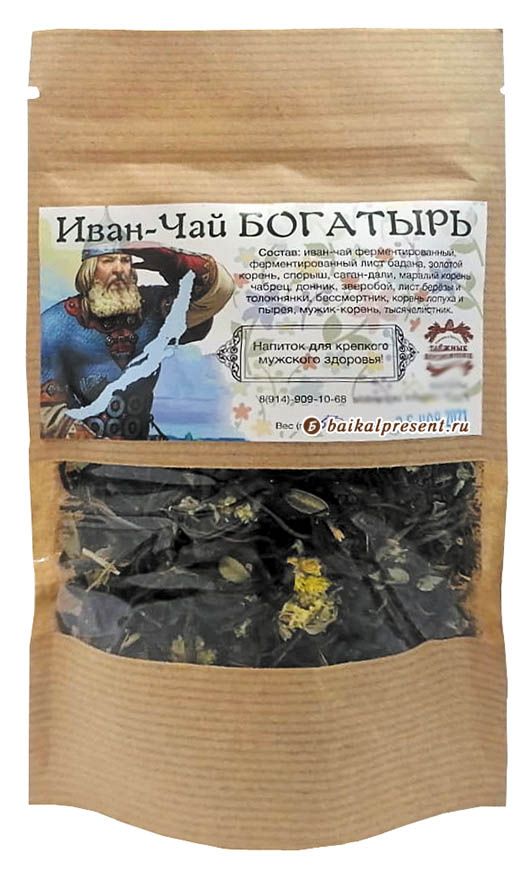 Иван-Чай фермент. "Богатырь", 50 г с Байкала