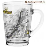 Кружка "Байкал", 320 мл, стекло с Байкала