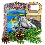 Магнит металлический фигурный