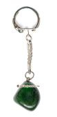 Брелок из натурального камня, нефрит с Байкала
