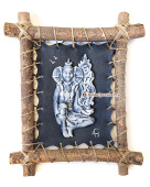 Авторское панно "Девушка с косами" с Байкала