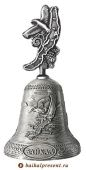 Колокол с фигуркой "Байкал. Контур озера-Чайка"  в ассорт. с Байкала
