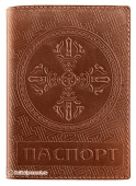 Обложка для паспорта "Крест" с Байкала