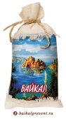 Чага в мешочке с бахромой "Мыс Бурхан", 80 г с Байкала