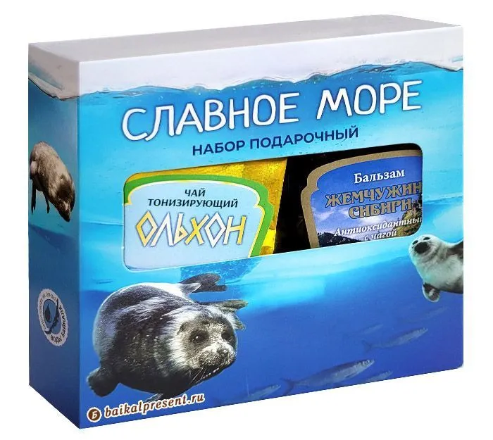 Набор "Славное море" (бальзам 100 мл. и чай 50 гр.) с Байкала