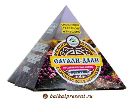Саган-Дайля, подарочная упак. (пирамида), 10 г с Байкала