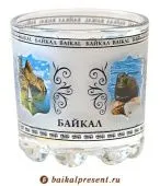 Стопка "Байкальские виды" цветн.рисунок с Байкала