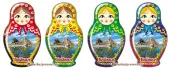 Магнит под смолой "Матрешка. Байкал. Мыс Бурхан" в ассорт., 60мм с Байкала