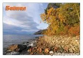 Открытка "Байкал. Осень", 10х15 см с Байкала