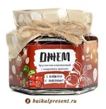 Джем бруснично-клюквенный с кедровыми орешками, 130 г с Байкала