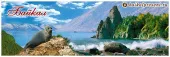 Магнит панорамный "Мыс Малый Колокольный с нерпой" с Байкала